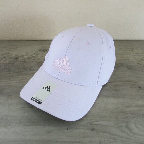Adidas AeroReady Women's Must Have Adjustable Fit Strapback Hat Ice Lavender/Gre - Picture 1 of 3